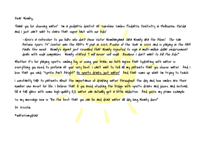 An Open Letter to Victor Wembanyama